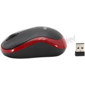 Foto van Logitech Muis M185 Rood 1000 DPI, Draadloos 