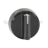 Foto van Inventum Knop Temperatuurknop, zwart VFG6034WGZWA/02, VFI5042ZWA/01 