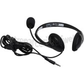 Foto van ACT Hoofdtelefoon Chat headset met verstelbare microfoon Stereo 3.5mm jackplug 