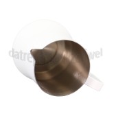Foto van DeLonghi Reservoir Melkopschuimkan Wit Capuccino, caffe latte, latte macchiato, 500ml 