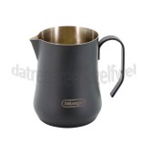 Foto van DeLonghi Reservoir Melkopschuimkan Zwart Capuccino, caffe latte, latte macchiato, 500ml 