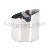 Foto van DeLonghi Klopbakje Gepolijst RVS Gebruikt koffiedik 