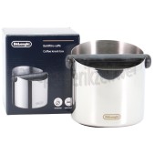 Foto van DeLonghi Klopbakje Gepolijst RVS Gebruikt koffiedik 