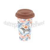 Foto van DeLonghi Thermosbeker Keramische beker met dubbele wand Animals, 300 ml 