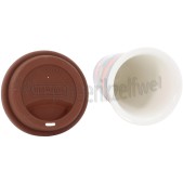 Foto van DeLonghi Thermosbeker Keramische beker met dubbele wand Coffee Shop, 300 ml 