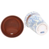 Foto van DeLonghi Thermosbeker Keramische beker met dubbele wand Blu Flower, 300 ml 