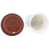 Foto van DeLonghi Thermosbeker Keramische beker met dubbele wand Blu Flower, 300 ml 
