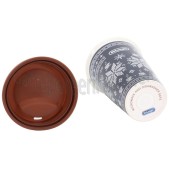 Foto van DeLonghi Thermosbeker Keramische beker met dubbele wand Knitted, 300 ml 