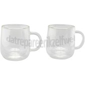 Foto van DeLonghi Kopjes Dubbelwandige glazen mokken 500ml 