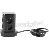 Foto van Brennenstuhl Tafelcontactdoos Socket Tower 2 meter 8-voudig, max. 3500W, 4x USB-A 