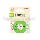 Foto van GP Batterij ReCyko+ Oplaadbaar AA 2100mAh NiMH 1.2V 