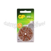 Foto van GP Batterij Knoopcel PR41 1,4V ZA312 Bruin Hoorbatterij 