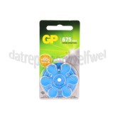 Foto van GP Batterij Knoopc. zink-air 1,4V 675 PR44 AC675 DA675 Hoorapp. blauw incl. VWB 