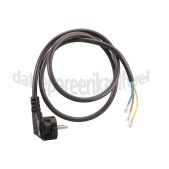 Foto van Snoer H05VV-F 3G Zwart snoer 1 meter Quooker, EU, 1,5mm 