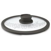 Foto van BergHOFF Deksel LEO Glazen Deksel Stone 28cm 
