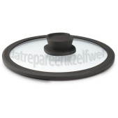 Foto van BergHOFF Deksel LEO Glazen Deksel Stone 24cm 