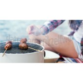 Foto van BergHOFF Barbecue LEO Tafel BBQ Wit Tuin, Balkon, Strand 