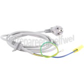 Foto van Samsung Aansluitkabel Snoer Grijs, Lengte 1,5 m. WW70K5400WW, DV90K6000CW 