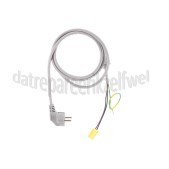 Foto van Samsung Aansluitkabel Snoer Grijs, Lengte 1,5 m. WW70K5400WW, DV90K6000CW 