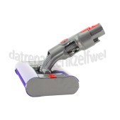 Foto van Zuigmond Double Soft Roller Cleanerhead V7 t/m v15 en SV19 Modellen (niet voor V12) 