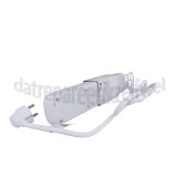 Foto van Q-Link Tafelcontactdoos 3x1,5mm2 3800W 3V RA en 2 USB wit 1,5M + schakelaar Huishoudelijke apparaten 