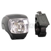 Foto van Lamp Fiets Koplamp 5 LEDs Stuurdiameter 22,2-25,4mm 