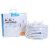 Foto van Technetix Coaxkabel Coax Installatiekabel, 4G Proof, Ziggo geschikt 4K Ultra HD 