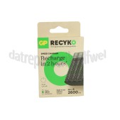 Foto van GP Batterijlader USB Batterijlader M451 Recyko + 4 AA 2600mAh batterijen 
