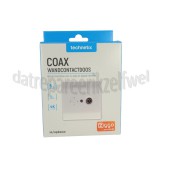 Foto van Technetix Wandcontactdoos Eengatsdoos 2GHz CLICK-50-SGIM-SHOP Modem/Radio/TV 