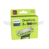 Foto van Philips Scheerblad OneBlade 4D Face 2x OneBlade 