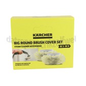 Foto van Karcher Doekenset Microvezelhoezen grote ronde borstel SC1, SC2, SC3, SC4, SC5 