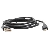 Foto van USB Kabel Apple Lightning, Zwart, 100cm Apple 8-pin Lightning connector 