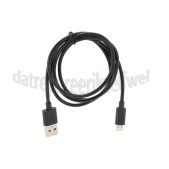 Foto van USB Kabel Apple Lightning, Zwart, 100cm Apple 8-pin Lightning connector 