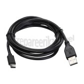 Foto van USB Kabel USB Type A male naar USB Type C male, zwart, 200cm Universeel USB Type C 