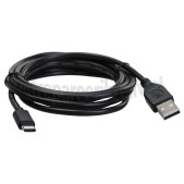 Foto van USB Kabel USB Type A male naar USB Type C male, zwart, 200cm Universeel USB Type C 