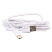 Foto van USB Kabel USB Type C male naar USB Type A male, wit 2m Universeel USB Type C 