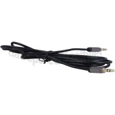 Foto van Aansluitkabel Aux aansluitkabel Jack 3,5mm Slimfit, zwart, 1,8m Jack 3,5mm naar 3,5mm 