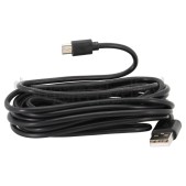 Foto van USB Kabel Micro USB, Zwart, 300cm Universeel Micro-USB 