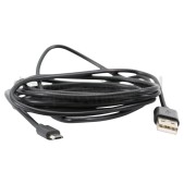 Foto van USB Kabel Micro USB, Zwart, 200cm Universeel Micro USB 
