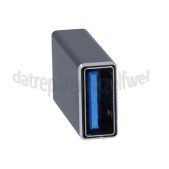 Foto van Adapter Adapter USB C male naar USB A 3.0 female, zwart Universeel USB Type C 