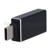 Foto van Adapter Adapter USB C male naar USB A 3.0 female, zwart Universeel USB Type C 