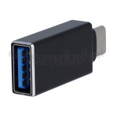 Foto van Adapter Adapter USB C male naar USB A 3.0 female, zwart Universeel USB Type C 