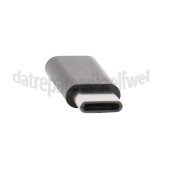 Foto van Adapter Adapter USB C male naar Micro usb female, zwart Universeel USB Type C 