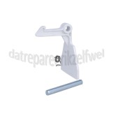 Foto van Deurgreep Met Haak en As, Wit T8211R24, T821824 
