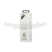 Foto van USB Kabel wit, 100 cm USB Type C + Type C 
