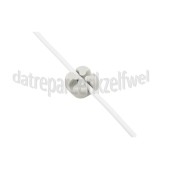 Foto van USB Kabel wit, 100 cm USB Type C + Type C 