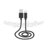 Foto van USB Kabel zwart, 100 cm USB Type A + Type C 