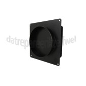 Foto van Rooster zwart, 150mm diameter Gevel 