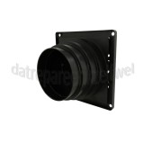 Foto van Rooster 100-130mm, zwart Gevel 