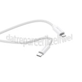 Foto van Musthavz USB Kabel wit, 1 meter USB-C naar Lightning 